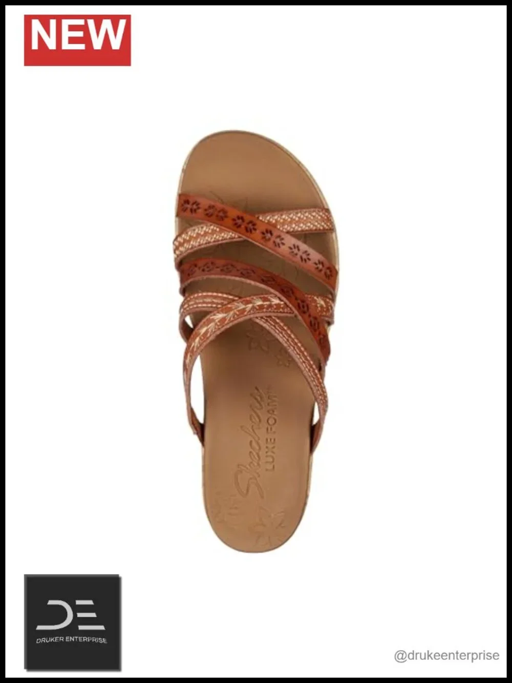 Wedge Sandals for Women, Cork & Synthetic, Luxe Foam Cushioned